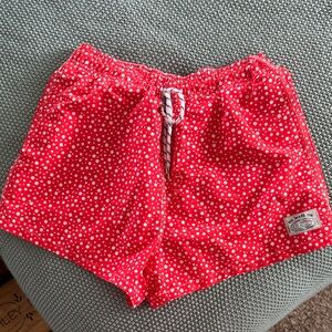 Surf Club: Big Wave Fun Red Polka Dot Men’s swim Shorts